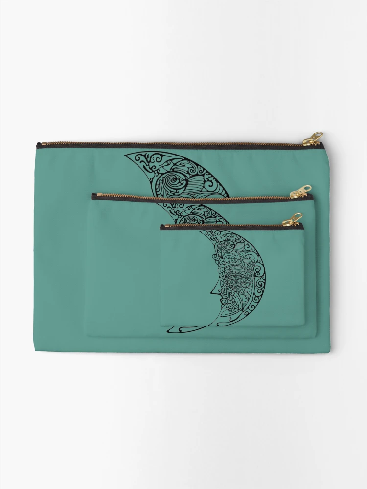 Thumbnail 2 of 4, Zipper Pouch, One moon designed and sold by Rif Khasanov.
