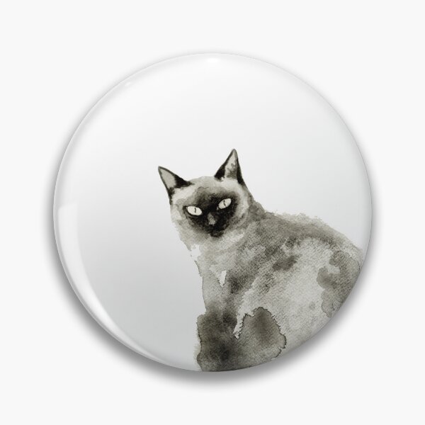 Item preview, Watercolor Siamese Cat Design designed and sold by ArtProvocation.
