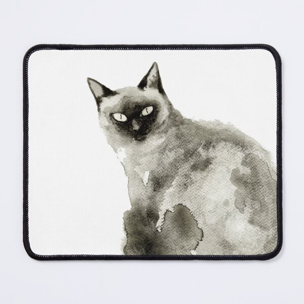 Item preview, Watercolor Siamese Cat Design designed and sold by ArtProvocation.