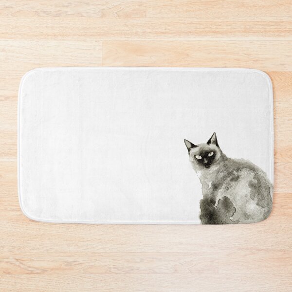 Item preview, Watercolor Siamese Cat Design designed and sold by ArtProvocation.