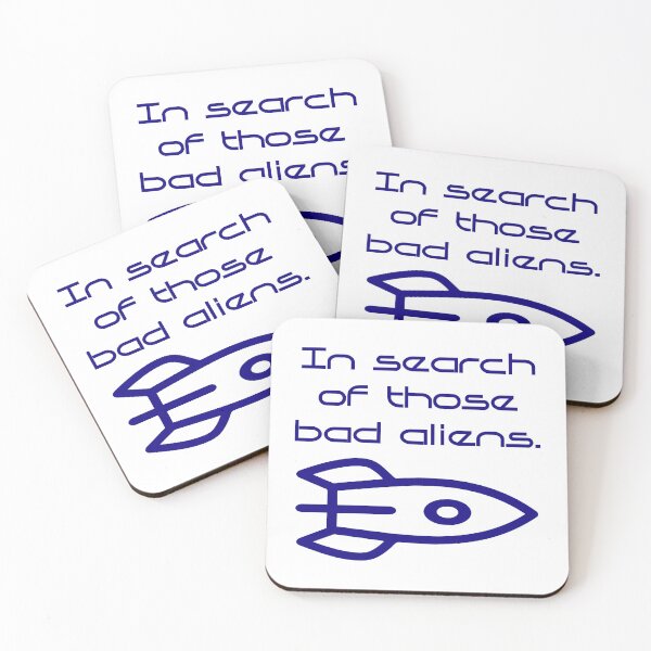 Item preview, In Search of Those Bad Aliens  designed and sold by CrankyOldDude.