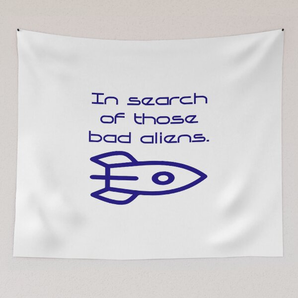 Item preview, In Search of Those Bad Aliens  designed and sold by CrankyOldDude.