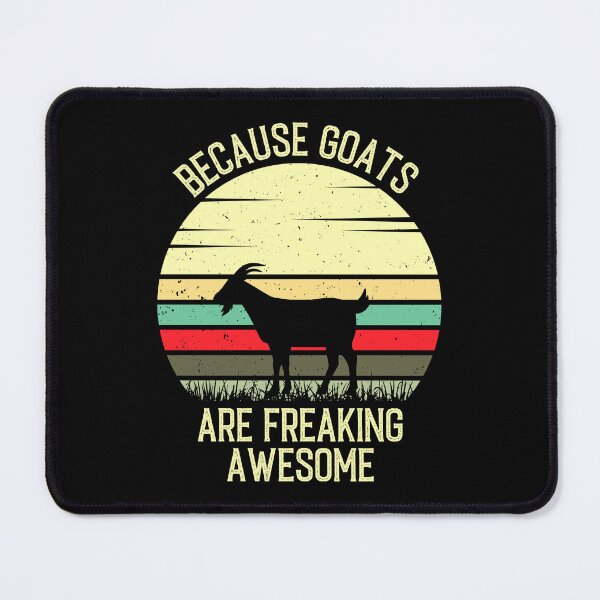Item preview, Because Goats Are Freaking Awesome  - Retro Vintage Funny Goat Lovers Gift designed and sold by Creative Angel.