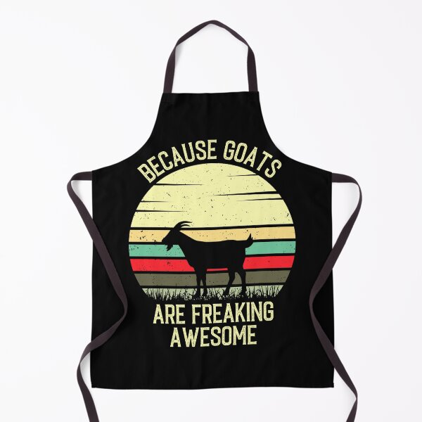 Item preview, Because Goats Are Freaking Awesome - Retro Vintage Funny Goat Lovers Gift designed and sold by Creative Angel.