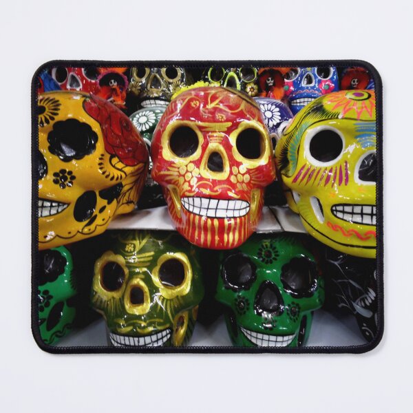 Item preview, Scary Colourful Skull Haunted Island designed and sold by Harshly.