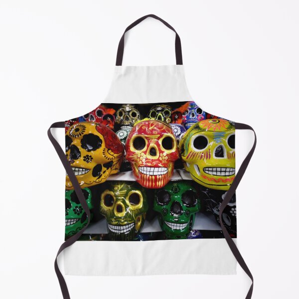 Item preview, Scary Colourful Skull Haunted Island designed and sold by Harshly.