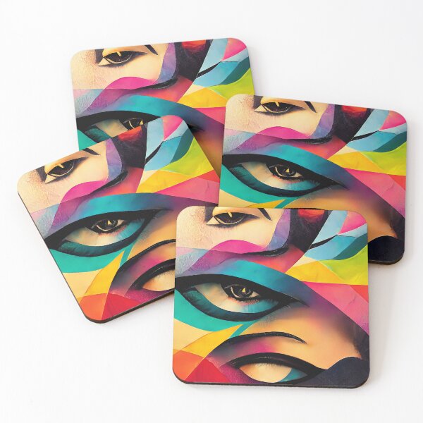 Item preview, 'Eye to Eye' Abstract Art designed and sold by 3 CITIES.