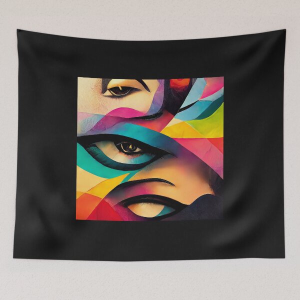 Item preview, 'Eye to Eye' Abstract Art designed and sold by Charlies-Artbox.