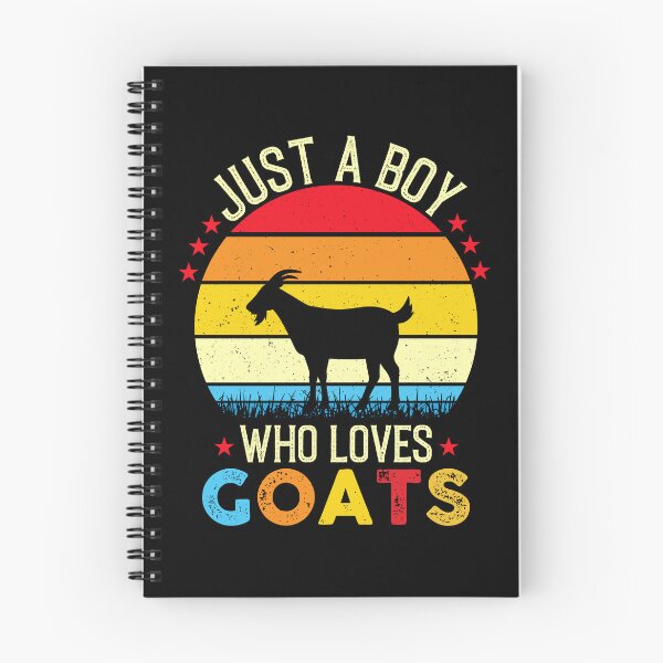 Item preview, Just a Boy Who Loves Goats - Retro Vintage Funny Goat Lovers Gift designed and sold by Creative Angel.
