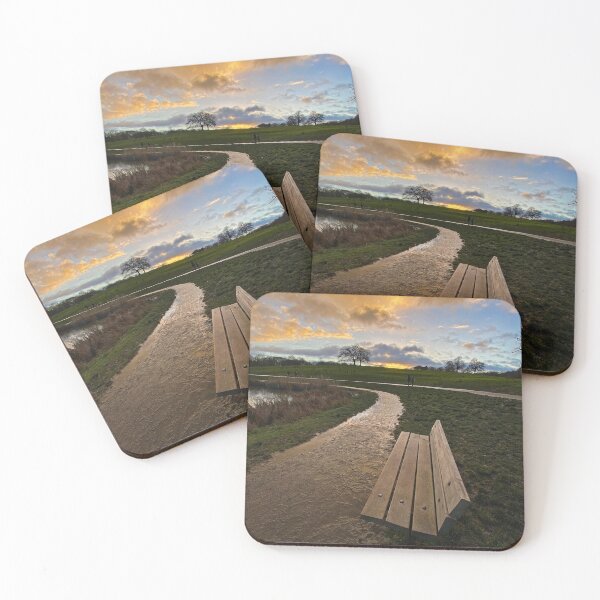 Item preview, Park Bench at Sunset designed and sold by Paddyb17.