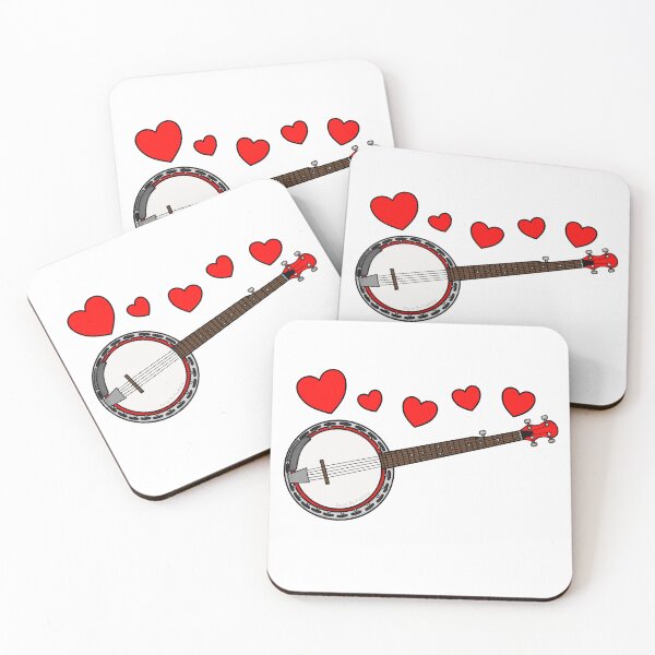 Item preview, Valentines Banjo Banjoist Wedding Musician designed and sold by doodlerob.