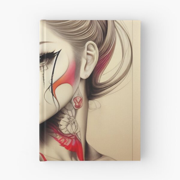 Item preview, Splash of Red Irezumi Woman ( Anime / Ukiyo-e / Traditional Japanese Art Influence ) designed and sold by Ellen Davis.