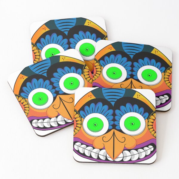 Item preview, Traditional Sri Lankan Yaka Mask illustration designed and sold by Vecture ..