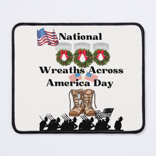 Item preview, National Wreaths Across America Day (version 2) designed and sold by Jamil Allen.