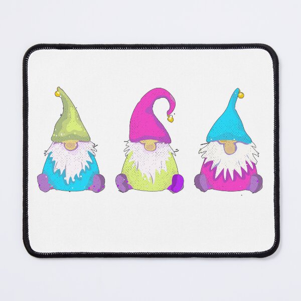 Item preview, 3 Cute Spring Gnomes Tomte Nisse Pretty Spring Colors designed and sold by funnytshirtemp.