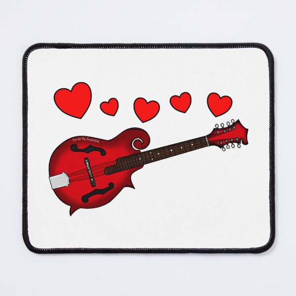 Item preview, Valentines Mandolin Mandolinist Wedding Musician designed and sold by doodlerob.
