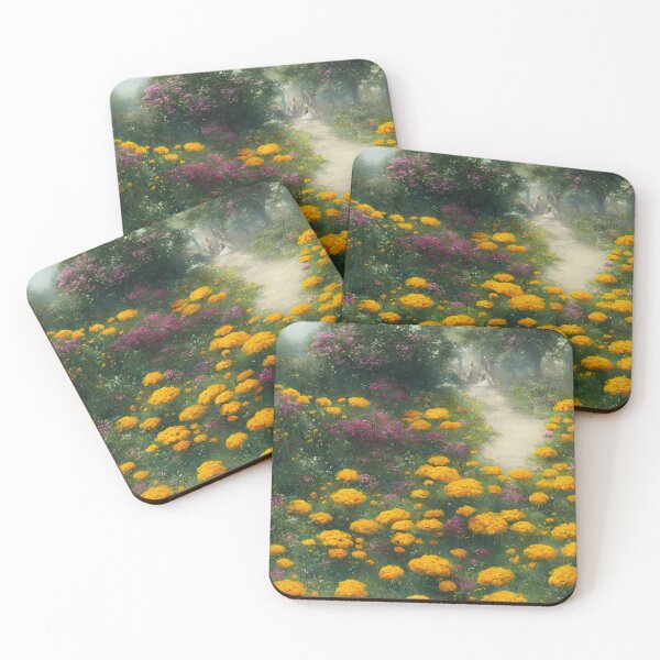 Item preview, October Marigold Garden designed and sold by FamiliarPufferfish.