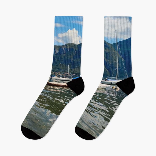 Item preview, boat harbor on the lake designed and sold by danielpanainte.