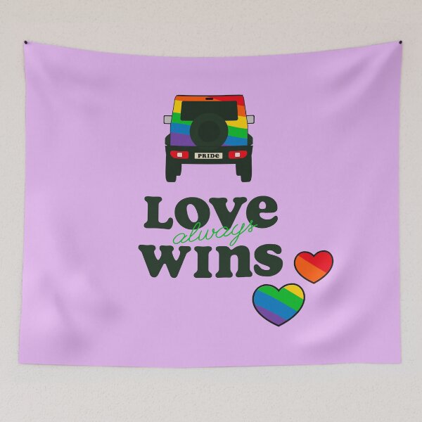 Item preview, Love Wins Jimny with Pride Flag  designed and sold by stoicjimny.