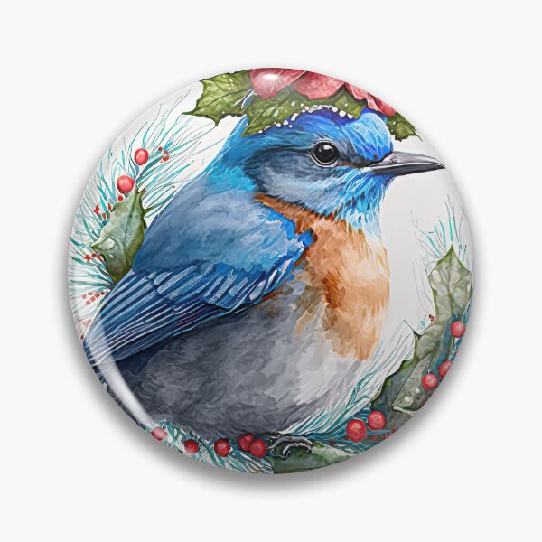 Item preview, Festive Bluebird Winter Holidays / Christmas Gifts designed and sold by Ealaionta Design.