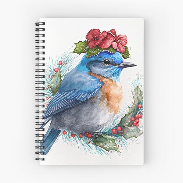 Item preview, Festive Bluebird Winter Holidays / Christmas Gifts designed and sold by Ealaionta Design.