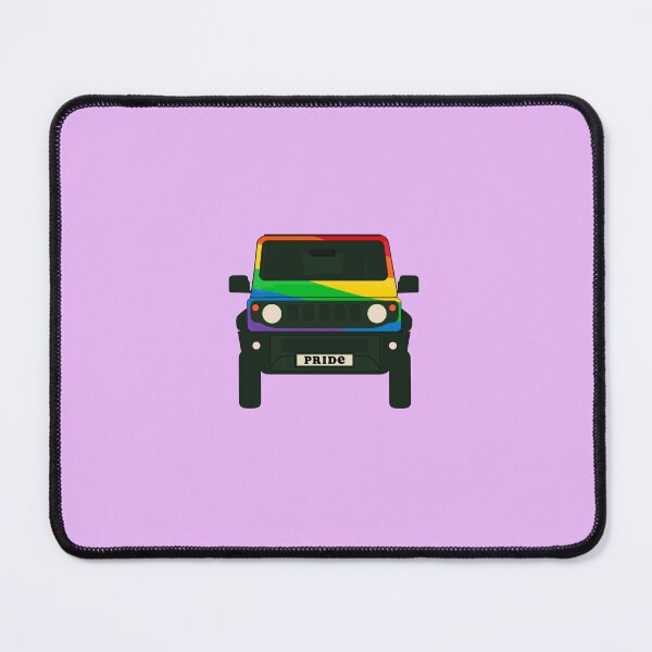 Item preview, Suzuki Jimny Pride Flag Front View designed and sold by stoicjimny.