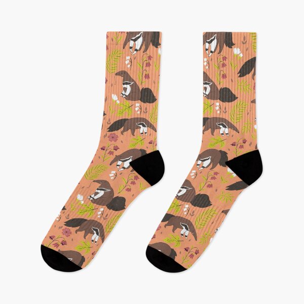 Item preview, cute anteaters and flowers designed and sold by burbura.