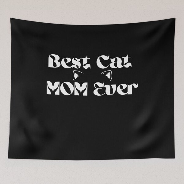 Item preview, Best Cat mom Ever - Cat Lover Essential T-Shirt designed and sold by TamouStyle.