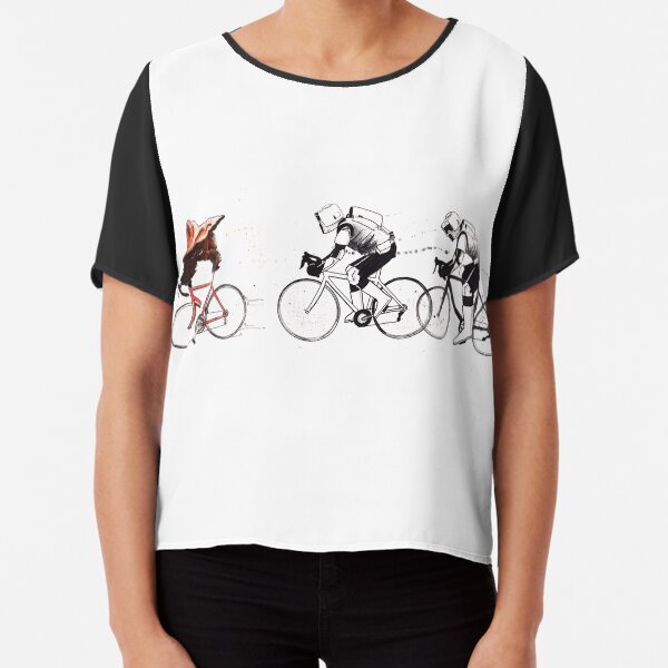 Ewok Bicycle Chase Chiffon Top