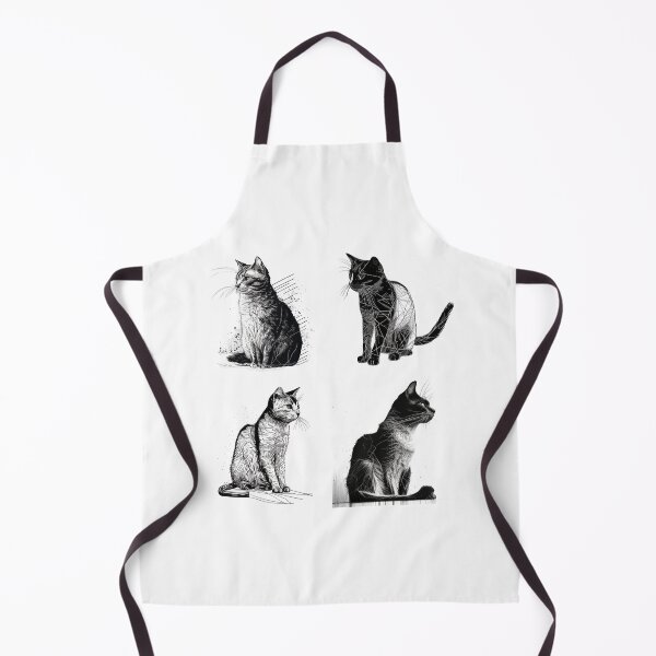 Item preview, Cat Pencil Drawing with Scribble Art designed and sold by The-Fox-Hole.