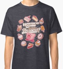 Camiseta clásica ¿Qué va a hacer con ese postre?