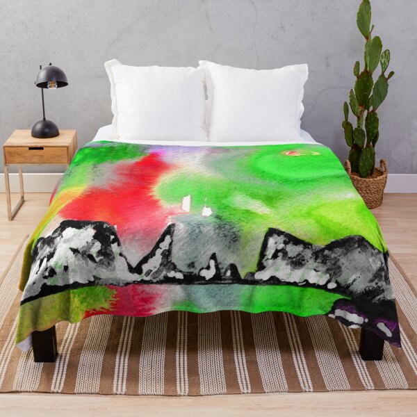Item preview, Northern Lights and Mountains - Red and Green Palette designed and sold by Niina Niskanen.