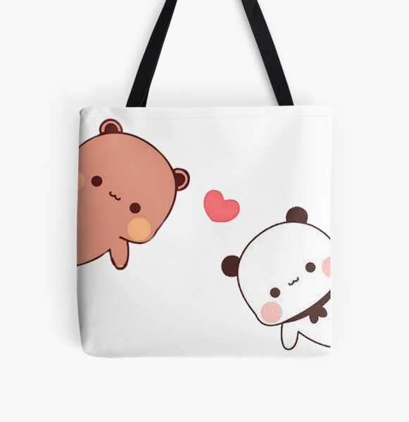 Happy birthday PANDA BEAR bubu and dudu love trend Tote Bag