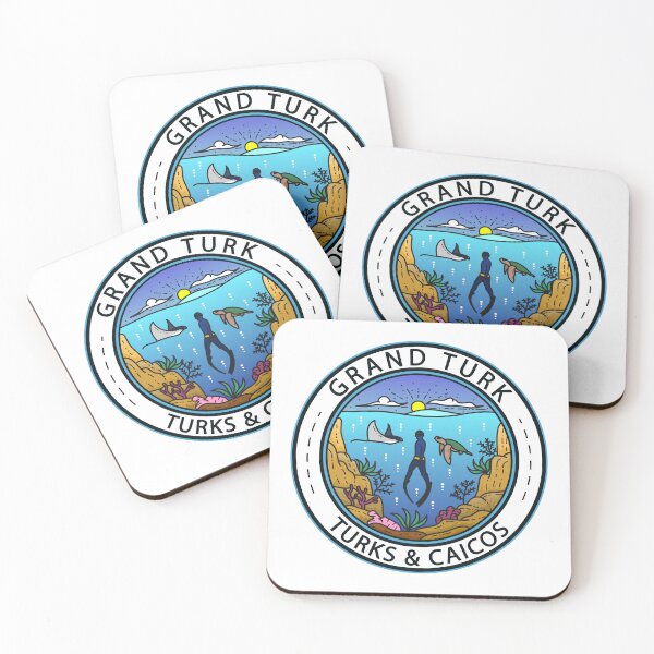 Item preview, Grand Turk Turks and Caicos Scuba Badge designed and sold by KrisSidDesigns.