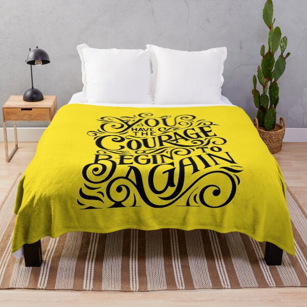 Item preview, Typography: you have the courage to begin again  designed and sold by Basma Store.