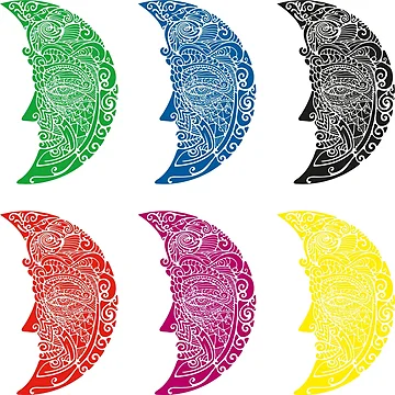 Artwork thumbnail, Six moons by Rif Khasanov