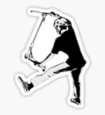 High Flying Scooter Boy - Stunt Scooter Sticker