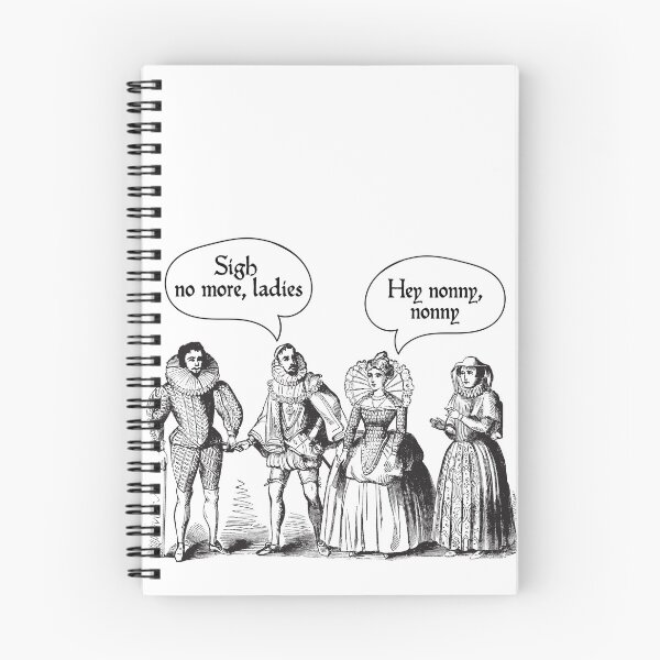 Item preview, Sigh No More | William Shakespeare Quote designed and sold by CastlesClassics.