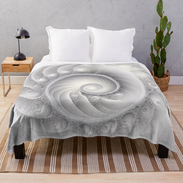 Item preview, White Pearl Fibonacci Golden Ratio Style designed and sold by RAGANADesign.