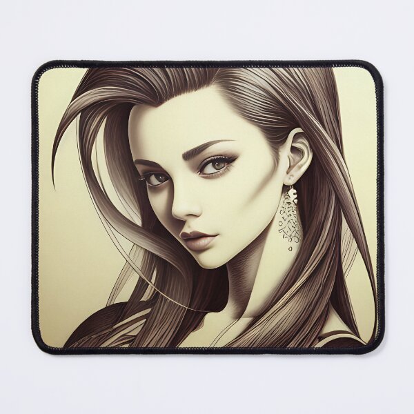 Item preview, Beautiful Woman Pencil Drawing designed and sold by Ellen Davis.