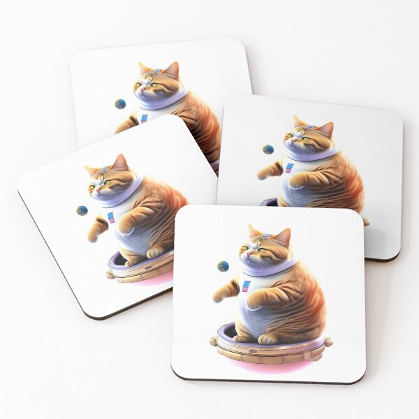 Item preview, Fat Space Cat designed and sold by SurullinenArt.