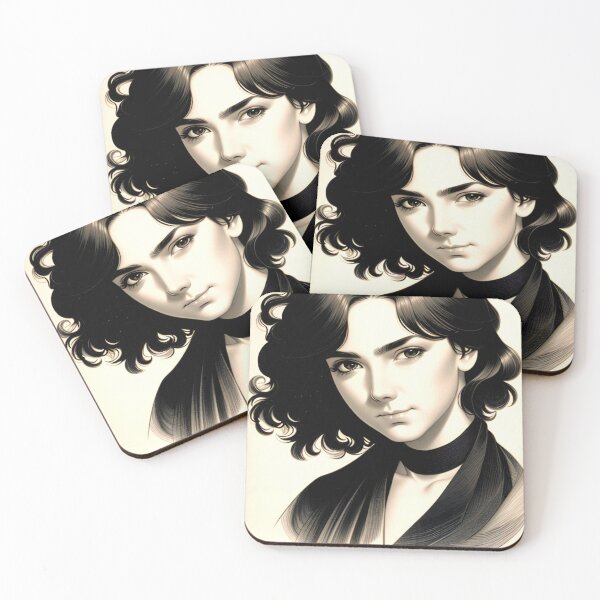 Item preview, Pretty Girl in Black and White designed and sold by Ellen Davis.