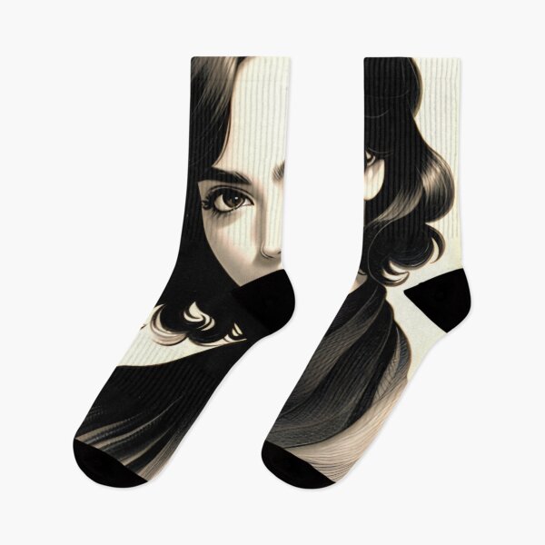 Item preview, Pretty Girl in Black and White designed and sold by Ellen Davis.