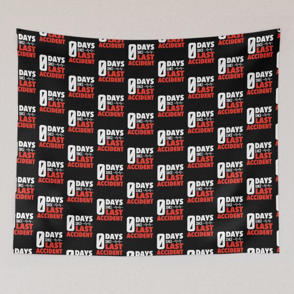 Item preview, Funny Injury Recovery Zero Days Last Accident designed and sold by Crush Retro®.