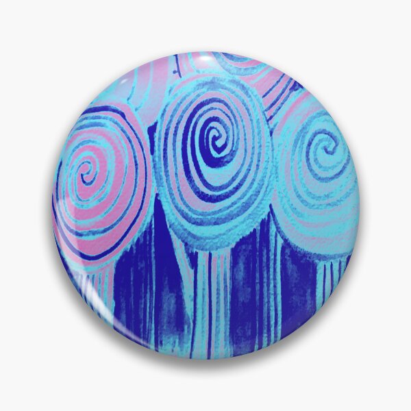 Item preview, Blue and Pink Lollipop Tree Swirl - Art designed and sold by jolabrese.