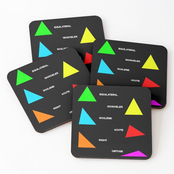 Item preview, Types of Triangles Math Geometry designed and sold by VITYY.