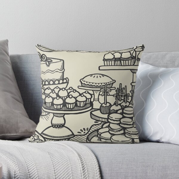 Baked Goods (1 of 3) Throw Pillow