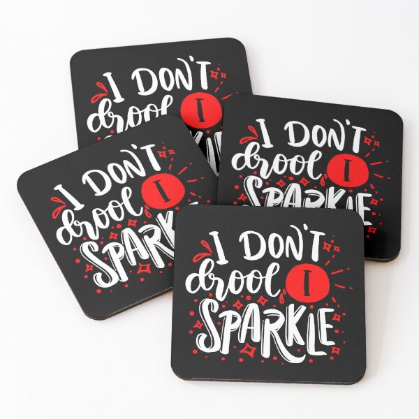 Item preview, I don't Droll, I sparkle - White & Red designed and sold by jwebmarket.