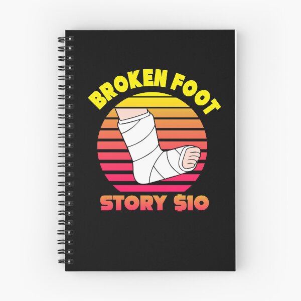 Item preview, Funny Injury Recovery Broken Foot Surgery designed and sold by Crush Retro®.