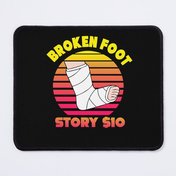 Item preview, Funny Injury Recovery Broken Foot Surgery designed and sold by Crush Retro®.